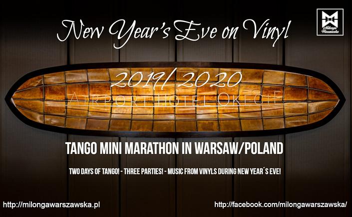 flyer image for New Year's Eve on Vinyl in Warsaw