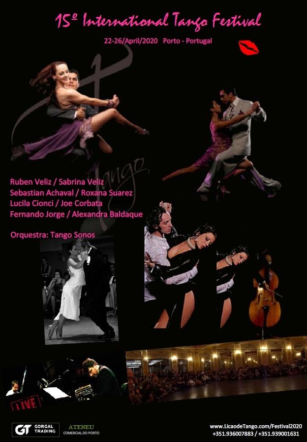 flyer image for 15th International Porto Tango Festival