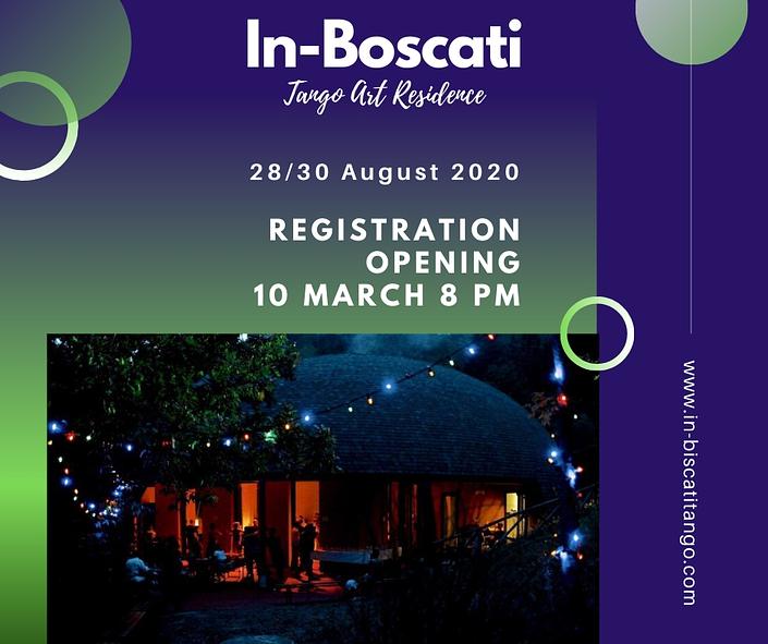 flyer image for IN-BOSCATI tango marathon
