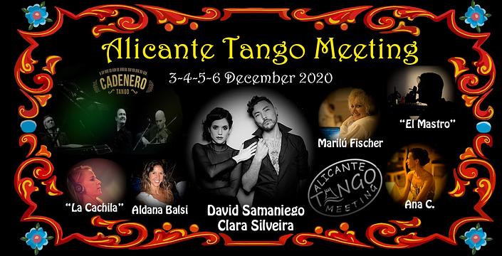 flyer image for Alicante Tango Meeting 2020