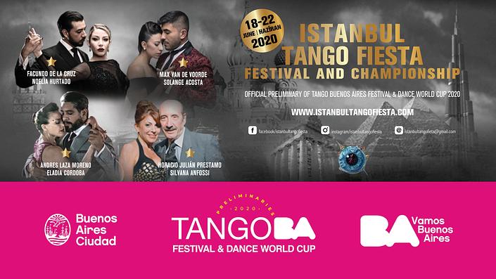 flyer image for Istanbul Tango Fiesta
