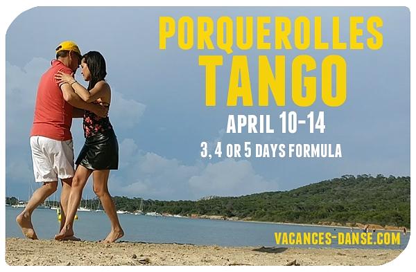 flyer image for PORQUEROLLES TANGO