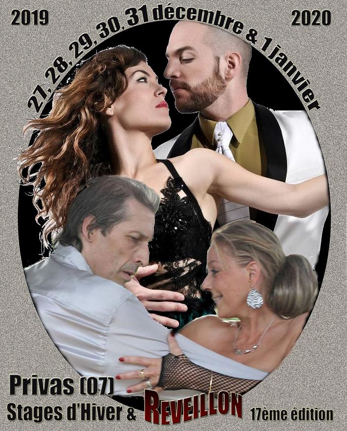 flyer image for Winter Tango Festival and Saint Sylvester Night