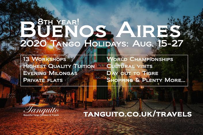 flyer image for Buenos Aires Aug. Tango Holidays and Championships