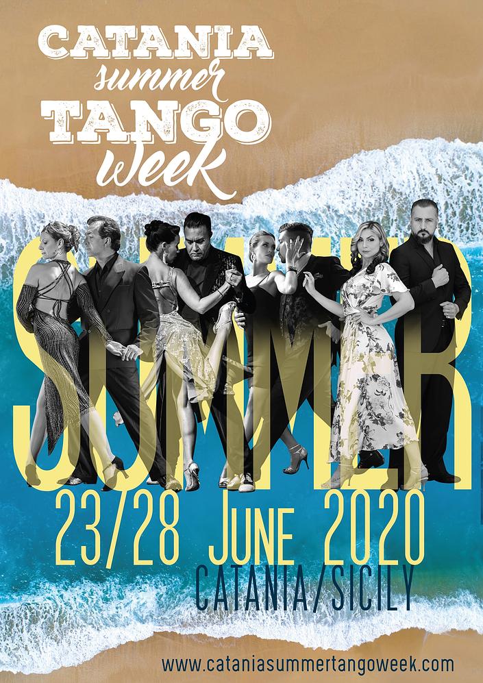 flyer image for Catania Summer Tango Week 2020