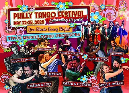 flyer image for 10th Anniversary Philly Tango Festival