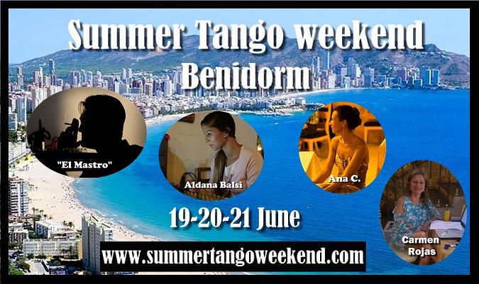 flyer image for Benidorm Summer Tango Weekend