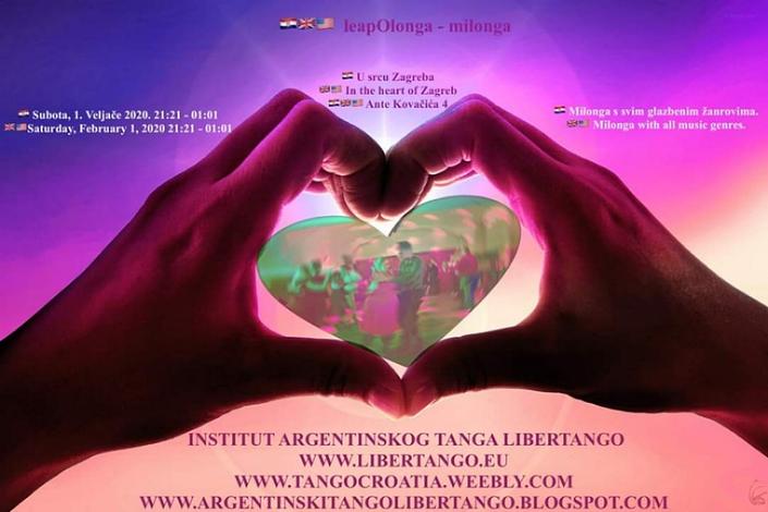 flyer image for leapOlonga - milonga