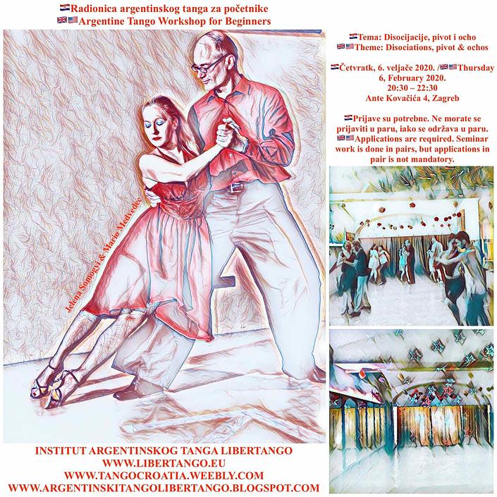 flyer image for Argentine Tango Workshop for Beginners