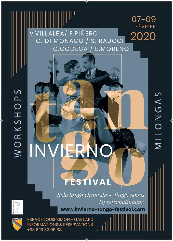 flyer image for Invierno Tango Festival 7th edition