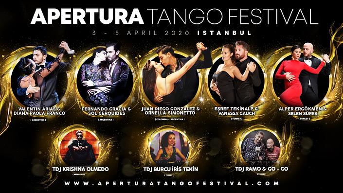flyer image for APERTURA TANGO FESTIVAL - CANCELLED