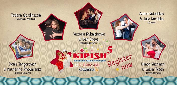 flyer image for Kipish Odessa, 7th - 11th of May 2020