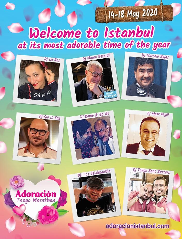 flyer image for Adoracion Tango Marathon - Istanbul