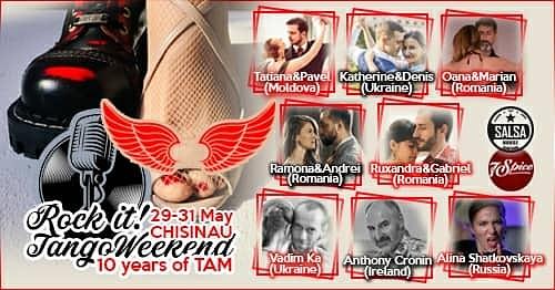 flyer image for Rock it Tango Weekend in Moldova