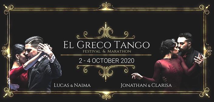 flyer image for El Greco Tango Festival - Marathon,Crete island, Greece