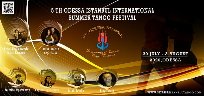 flyer image for 5th ODESSA ISTANBUL INTERNATIONAL SUMMER TANGO FESTIVAL