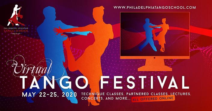 flyer image for The Virtual Tango Festival