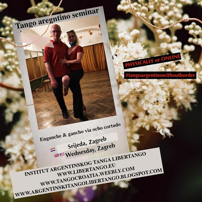 flyer image for Enganche and gancho via ocho cortado in hall and online
