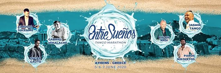 flyer image for Entre Suenos Tango Marathon - June 5.6.7 Athens - Greece