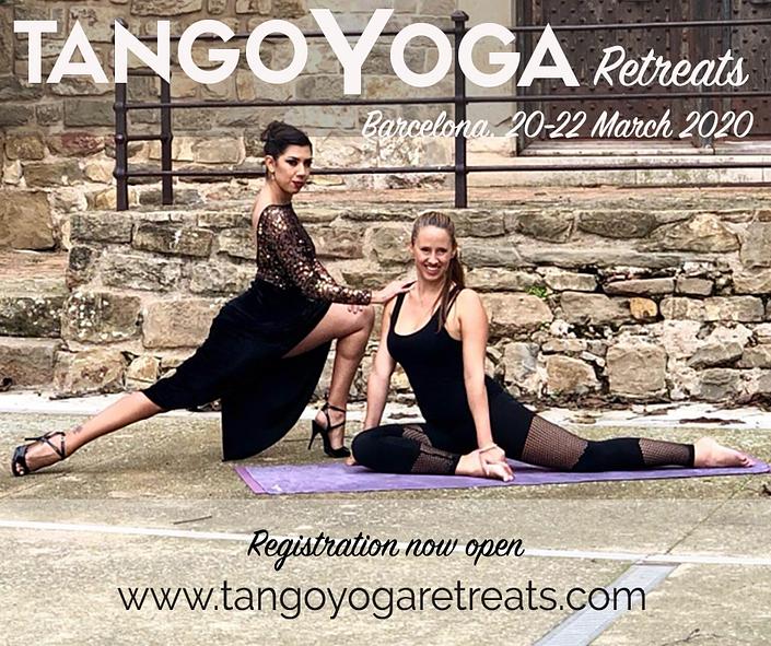 flyer image for Women's Tango Yoga Retreat
