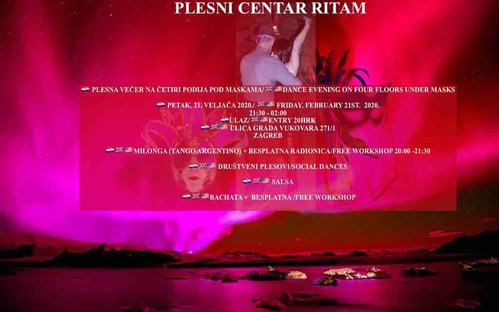 flyer image for UNDER MASKS MILONGA FOR ALL
