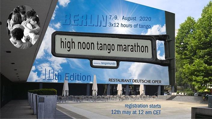 flyer image for 10th Edition High Noon Tango Marathon
