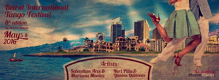 flyer image for Beirut International Tango Festival