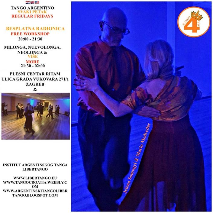 flyer image for Besplatna radinoca argentinskog tanga i vise