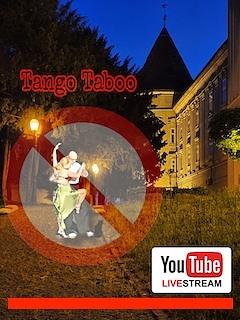 flyer image for Tango Taboo - midnight live stream