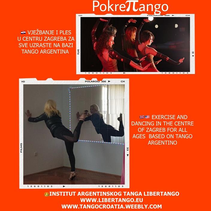 flyer image for EXERCISE AND DANCING IN  ZAGREB POKRAETTANGO