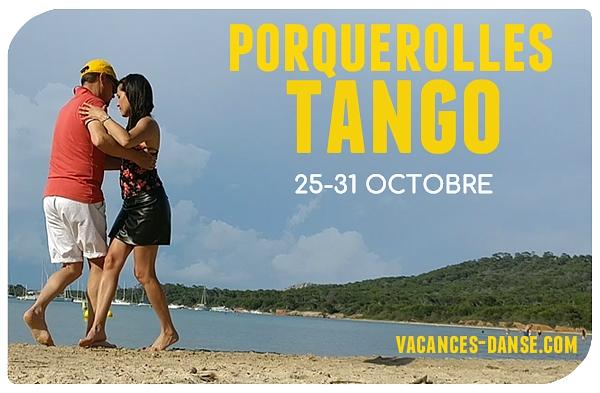 flyer image for PORQUEROLLES TANGO