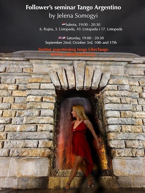 flyer image for Follower's seminar Tango Argentino