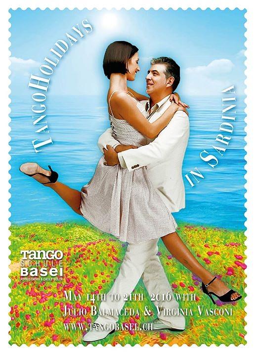 flyer image for Tango Holidays Sardinia
