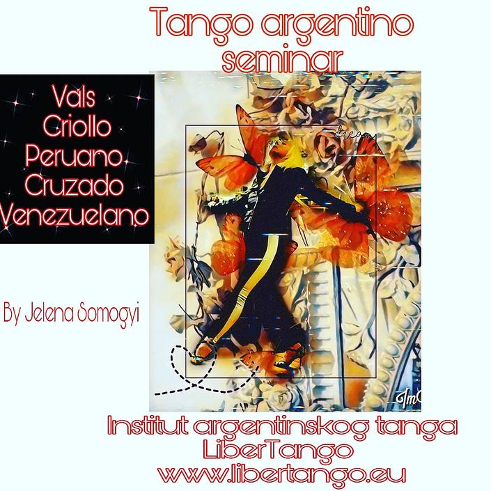 flyer image for Tango Argentino technique and dancing with Criollo vals