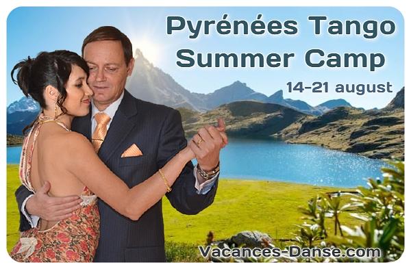 flyer image for PYRENEES TANGO SUMMER CAMP