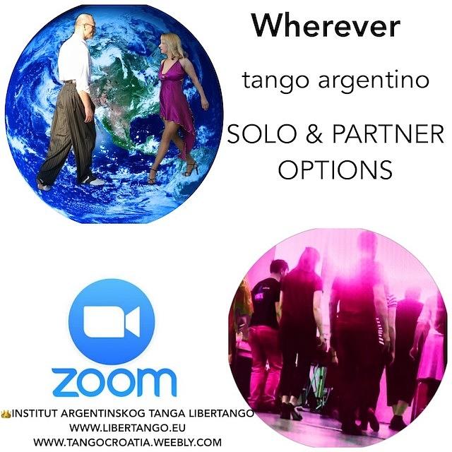 flyer image for Wherever tango argentino