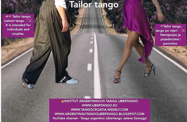 flyer image for Tailor tango - tango argentino u Zagrebu seminar i ples