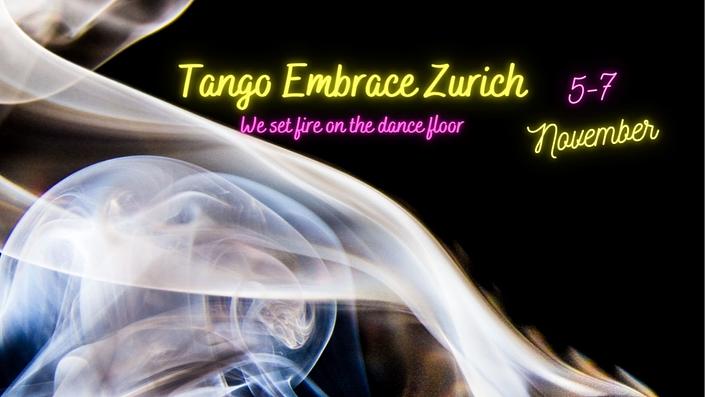 flyer image for Tango Embrace Zurich 2021