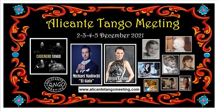flyer image for Alicante Tango Meeting 2021