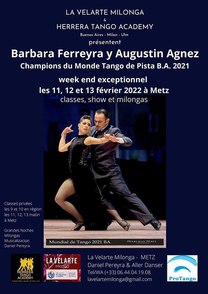 flyer image for WE METZ Barbara y Augustin, Champions of Mundial BA 2021