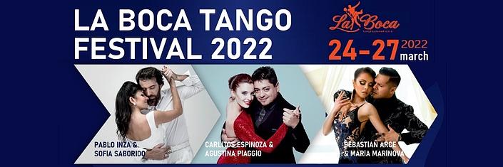 flyer image for LA BOCA TANGO FESTIVAL 2022