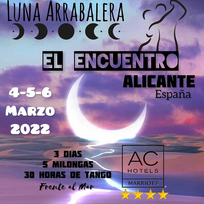 flyer image for Luna Arrabalera TANGO ENCUENTRO