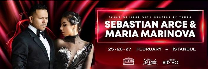 flyer image for Sebastian Arce and Maria Marinova Weekend In Istanbul