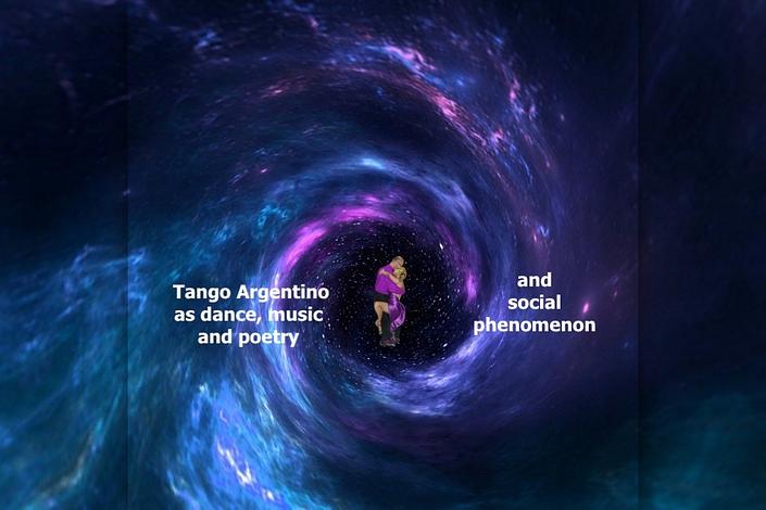 flyer image for Tango argentino course in Zagreb for beginners