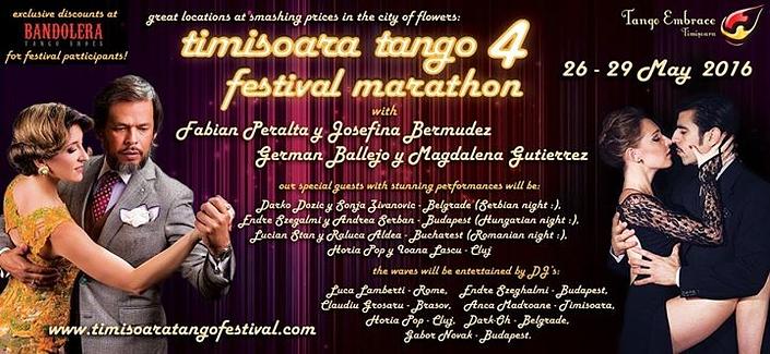 flyer image for Timisoara Tango Festival