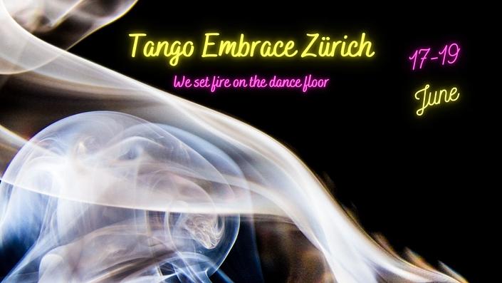 flyer image for Tango Embrace Zurich June 2022