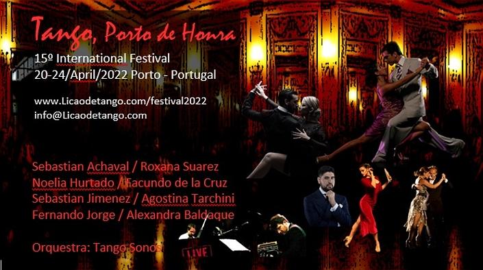 flyer image for 15th International Tango Festival - Porto 2022