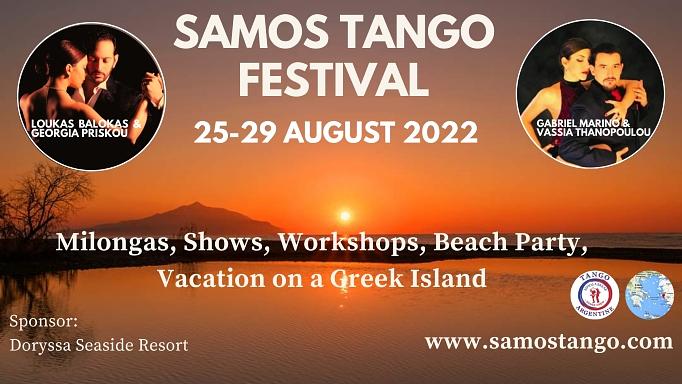 flyer image for Samos Tango Festival