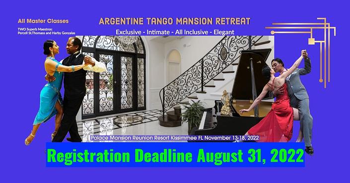flyer image for Argentine Tango Mansion Retreat