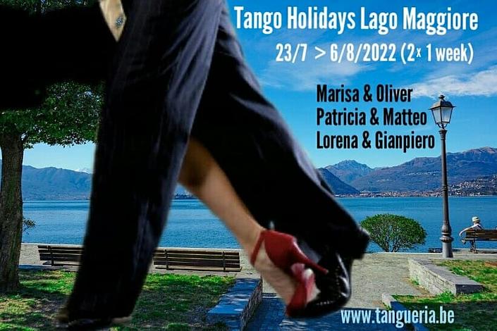 flyer image for 2 weeks Tango Holidays Lago Maggiore 2022 Italy